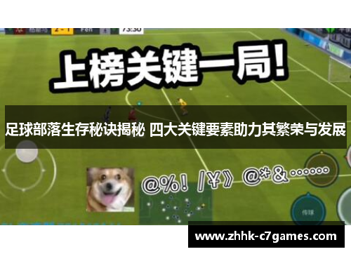 足球部落生存秘诀揭秘 四大关键要素助力其繁荣与发展